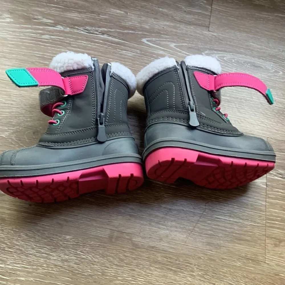 Cat & Jack Thermolite ecomade Target size 7 winter boots preloved ❤️
